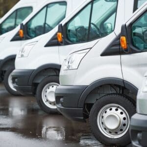 Wheelchair van fleet.