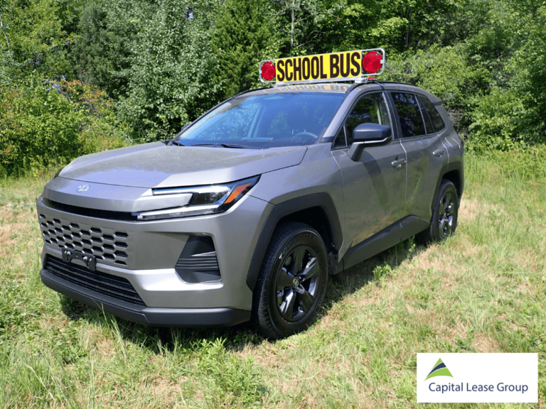Toyota RAV4 equipped as a Massachusetts 7D school pupil transport vehicle